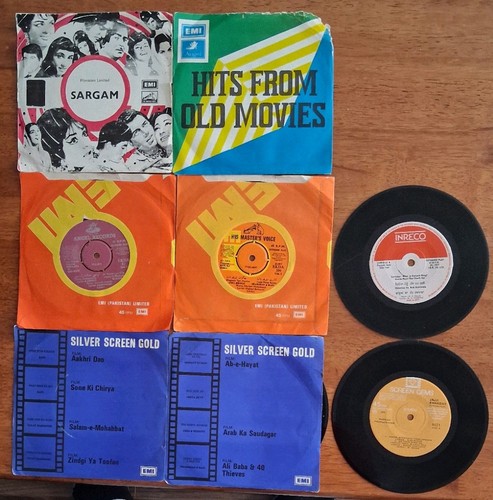 Joblot vinyl bollywood - 7",
